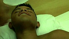 i watch this gay couple in their hardcore scene, both men engaged in intense actions