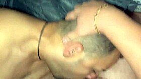 Chubby Guys Engage in Hot Gay Sex Scene on Bed with Bareback Fucking