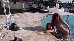 Blonde teen panties in UK taxi first time