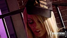 Stacey Saran craves strangers fucking her in uniform, blending office allure with wild abandon