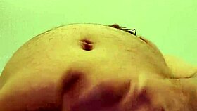 Stroking in hotel room with solo masturbation session