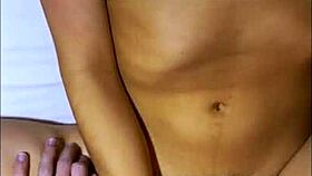 Latina Student Friend Refuged in Apartment After College Party, Sharing Bed Tenderly