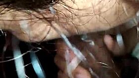 delicious latina brunette sucking homemade