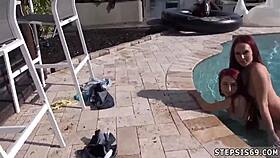 Blonde teen panties in UK taxi first time