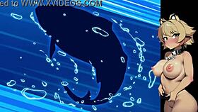 hey, check out this hentai fishing game where i confront the sea devil! 😏