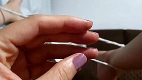 Why Does That Naughty Latina's Pussy Smell Like Cum Dripping Down Her Leg While She Masturbates Wet On The Sofa?