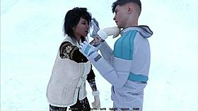 I am captivated by this amazing threesome with two hoties in bare witness 14