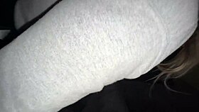 Sloppy wet orgasm hits hard with thumb in butt after concert!