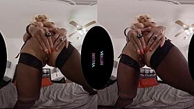 vrallure mistress mommy guides your solo play with fingering and toys