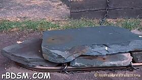 Extreme sadomasochism with sloppy blowjobs and intense fucking