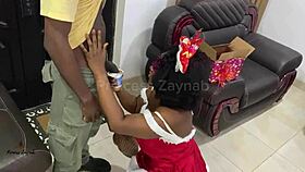 merry xmas, y’all! zaynab as mrs santa gettin’ fucked hard by monster black dick… oops, full vid on red!