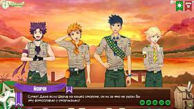 game friends camp episode 22 with russian voice acting