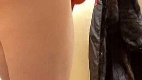 Extreme public fingering with vibrator on her pussy