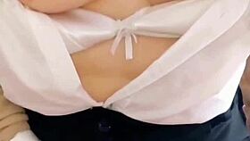 I Fuck Cute Girl Secretly at Home After School with Creampie