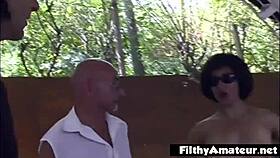 Mistress Dominates Retro Outdoor Orgy with Vintage Domination