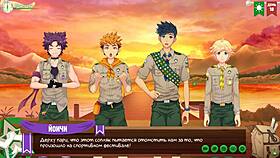 game friends camp episode 22 with russian voice acting