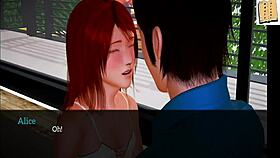 Discovering my new family in redhead anime hentai cartoon series 139