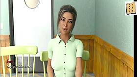 Being a dik chick route 1 with big tits teen brunette