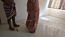 tamil maid prabha jerks my cock during work