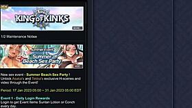 asaka's summer beach sex party is wild