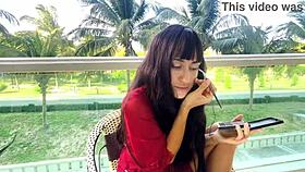 Beautiful Brunette Girl Unlocking Makeup Secrets For Flawless Face