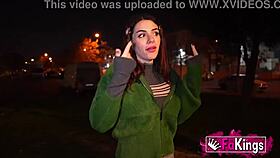 Shemale queen Jessica Kate tests young 18+ amateurs in reality