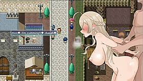 HOUSEWIFE COMPANION BLOWS HERO WITH TOYS OUTDOOR IN PART 1