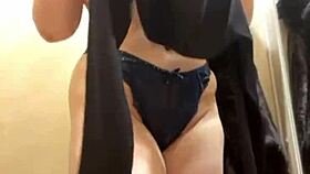 Extreme public fingering with vibrator on her pussy