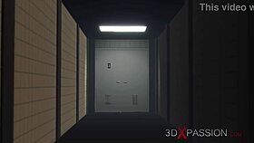 Is hot ebony ready for monster cock anal? Deepthroat tits in restraints!