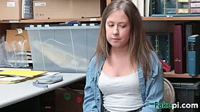 Brooke Bliss's Intense Office Doggy Passion