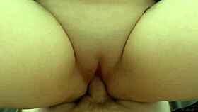 nurse masturbates with dildo on desk 😏