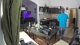 Party girls try on panties in a backstage haul, flashing their cute looks.