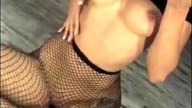 Sexy Babe Sucks Big Cock Sloppily with Close-Up Deepthroat and Handjob