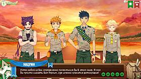 game friends camp episode 22 with russian voice acting