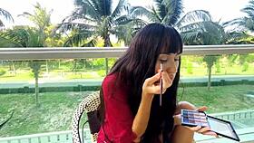 Beautiful Brunette Girl Unlocking Makeup Secrets For Flawless Face