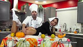 oily dinner table anal with chef nick