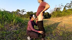 Anal Blowjob Teen Big Ass Creampie In Woods