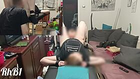 I was tied up, licked by young 18+, and fucked hard on the desk. This orgasm was amazing!