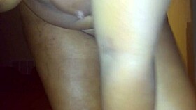 curvy ebony chanel b performs a teasing striptease at home