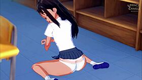 Negatoro jerks you off and gives you a blowjob after school nagatoro-san