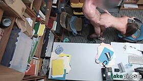 Brooke Bliss's Intense Office Doggy Passion