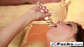 Pornstar Jayden FILLS HER BUTT with Diamond Buttplug, Oh Yeah!