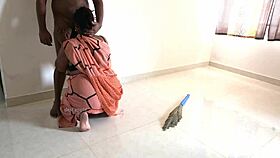 tamil maid prabha jerks my cock during work