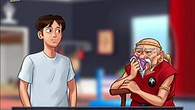 Exploring summertime saga episode 56 with anime characters and homemade adventures