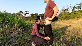 Anal Blowjob Teen Big Ass Creampie In Woods