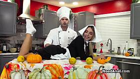 oily dinner table anal with chef nick