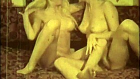 Lesbian lovers explore vintage london shadows in the swinging sixties