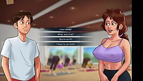 Exploring summertime saga episode 56 with anime characters and homemade adventures