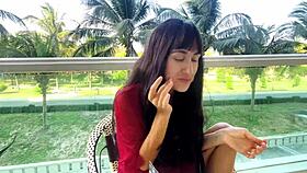 Beautiful Brunette Girl Unlocking Makeup Secrets For Flawless Face