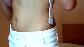 Slutty ana sucks her boyfriend's big foreign cock